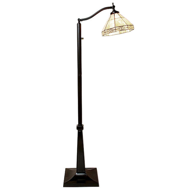 Tiffany-style Mission Reading Lamp