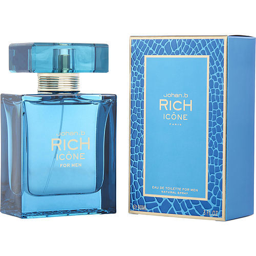JOHAN B RICH ICONE by Johan B EDT SPRAY 3.0 OZ