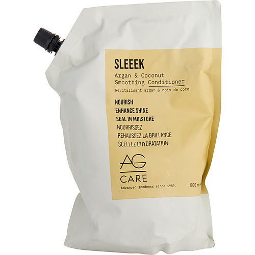 AG HAIR CARE by AG Hair Care SLEEEK ARGAN & COCONUT CONDITIONER (NEW PACKAGING) 33.8 OZ