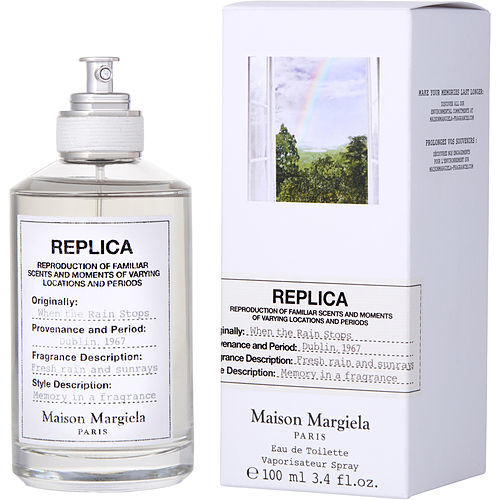 REPLICA WHEN THE RAIN STOPS by Maison Margiela EDT SPRAY 3.4 OZ