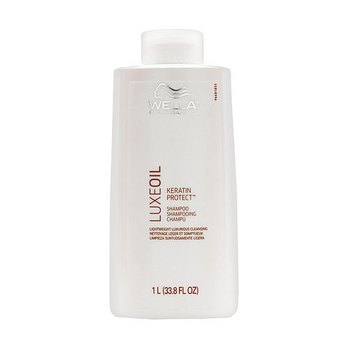 WELLA by Wella SYSTEM PROFESSIONAL LUXEOIL KERATIN PROTECT SHAMPOO 33.8 OZ