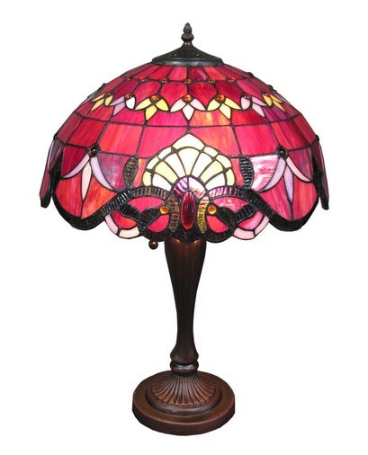 Ecota Tiffany Style 2-light Table Lamp