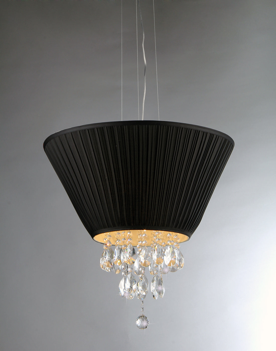 Black Umbrella Crystal Chandelier