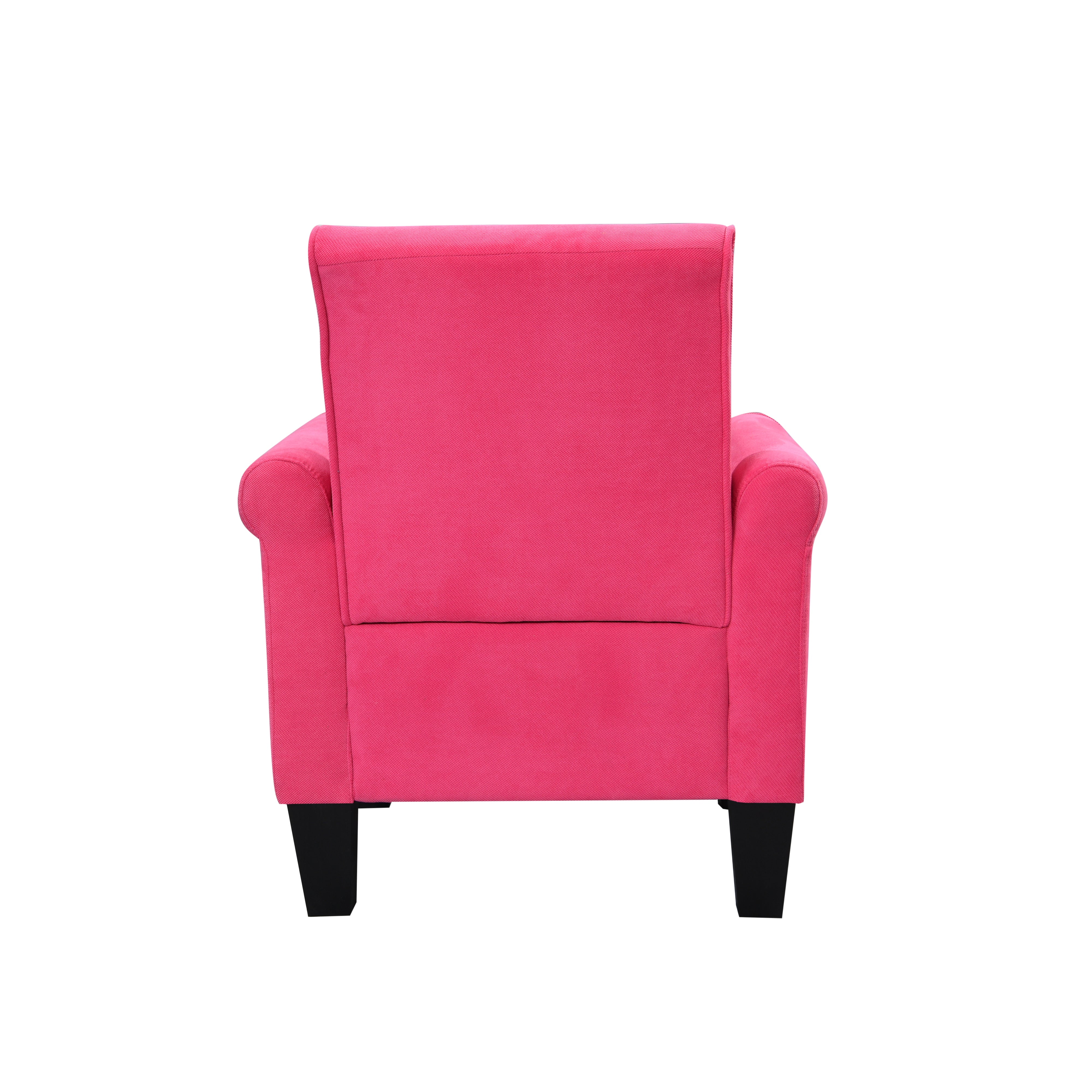 Accent Chairs, Comfy Sofa Chair, Armchair for Reading, Living Room, Bedroom, Office, Waiting Room, Linen fabric, Pink