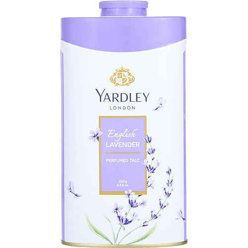 YARDLEY by Yardley ENGLISH LAVENDER TIN TALC 8.8 OZ (NEW PACKAGING)