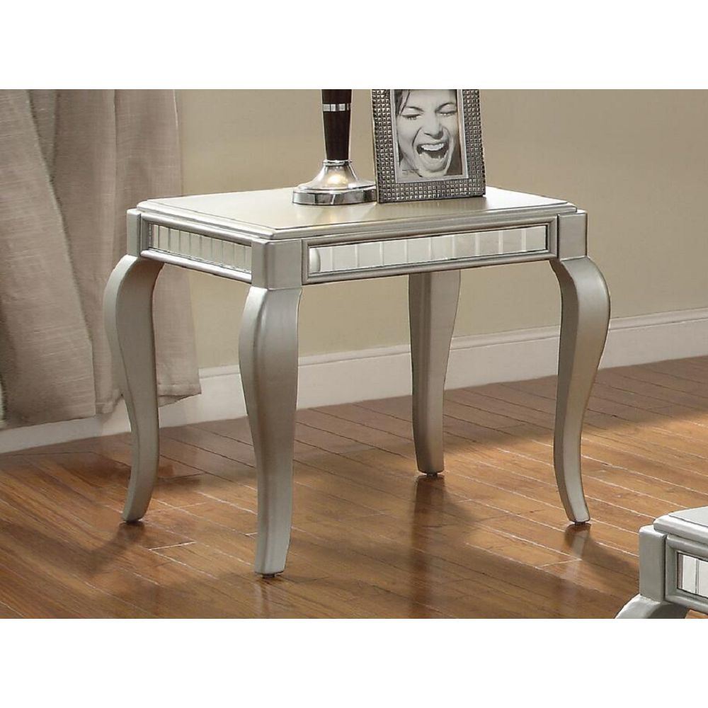 ACME Francesca End Table in Champagne 83082