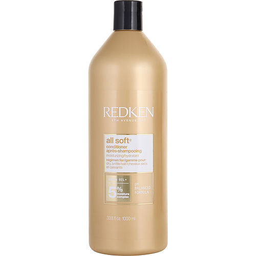 REDKEN by Redken ALL SOFT CONDITIONER MOISTURIZING FOR DRY BRITTLE HAIR 33.8 OZ (PACKAGING MAY VARY)