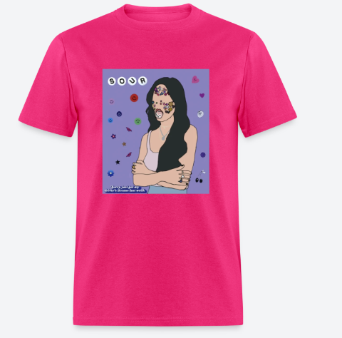 Trendy Olivia Rodrigo T-shirt with lot of different colors and different Sizes S,M,L,XL,2XL,3XL