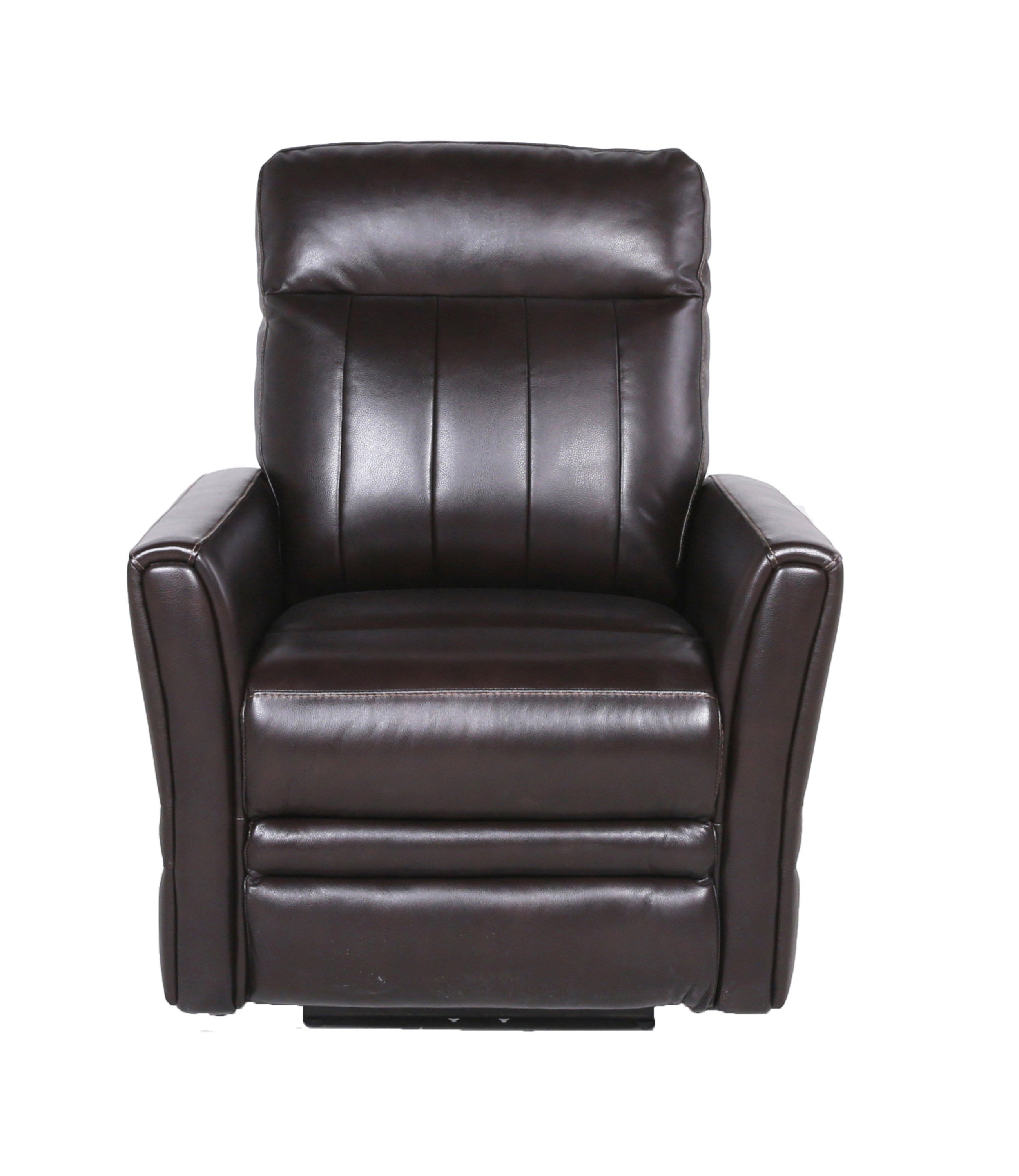 Sophisticated Contemporary Motion Upholstery - Top-Grain Leather, Power Leg Rest, Articulating Headrest - Channel-Back Design, Beveled Leg Rest - Comfort and Style Combined