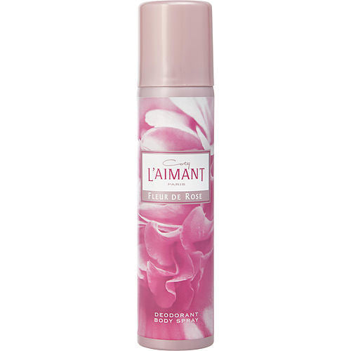 L'AIMANT by Coty FLEUR DE ROSE DEODORANT BODY SPRAY 2.5 OZ