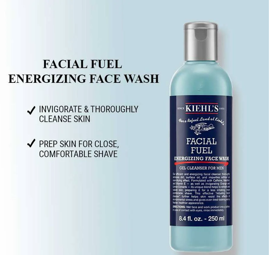 Kiehl's by Kiehl's Facial Fuel Energizing Face Wash--250ml/8.4oz