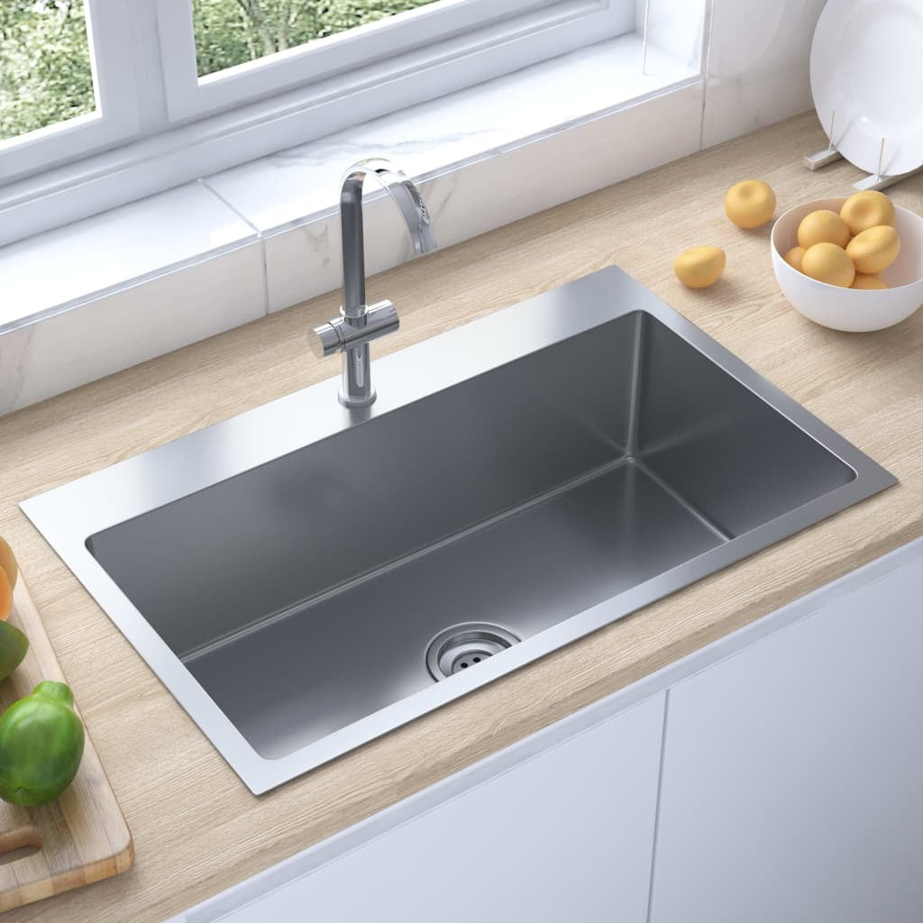 Handmade Kitchen Sink Stainless Steel