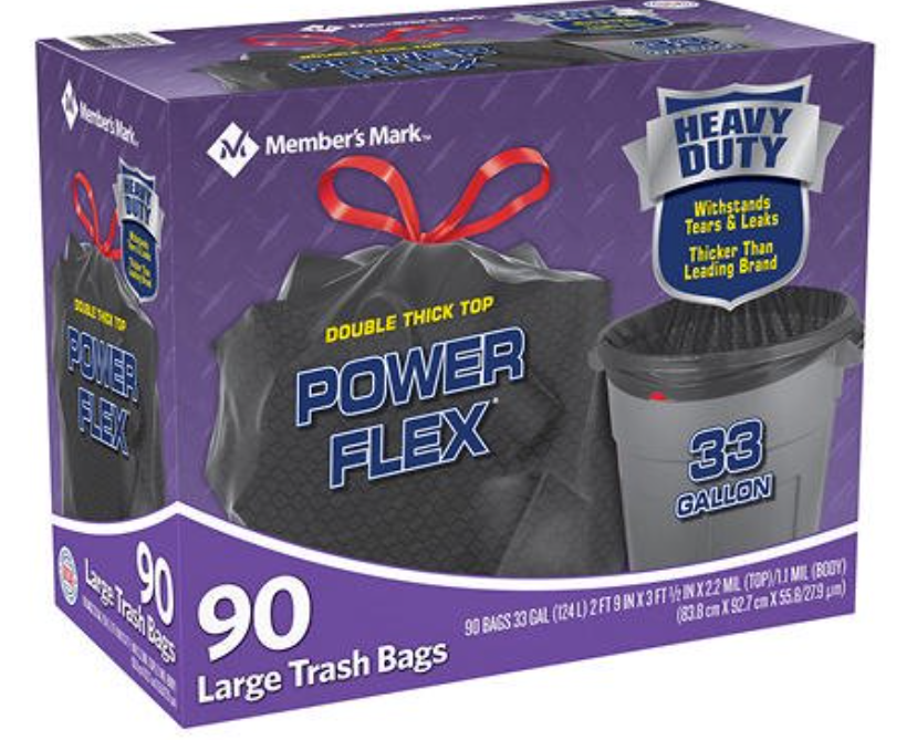 Power-Guard Drawstring Trash Bags (90 ct.)33-Gallon