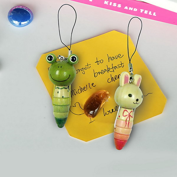 [Rabbit & Frog] - Cell Phone Charm Strap / Camera Charm Strap / Handbags Charms