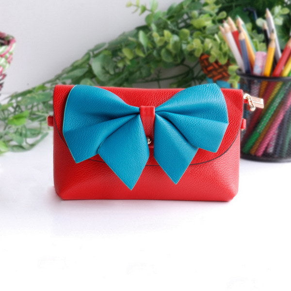 [Fresh Color] Colorful Leatherette Clutch Shoulder Bag Clutch Casual Purse