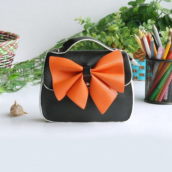 [Charm Bowknot] Colorful Leatherette Clutch Shoulder Bag Clutch Casual Purse