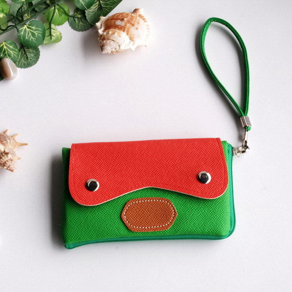 [Youthful Vigour] Colorful Leatherette Mobile Phone Pouch Cell Phone Case Clutch Pouch