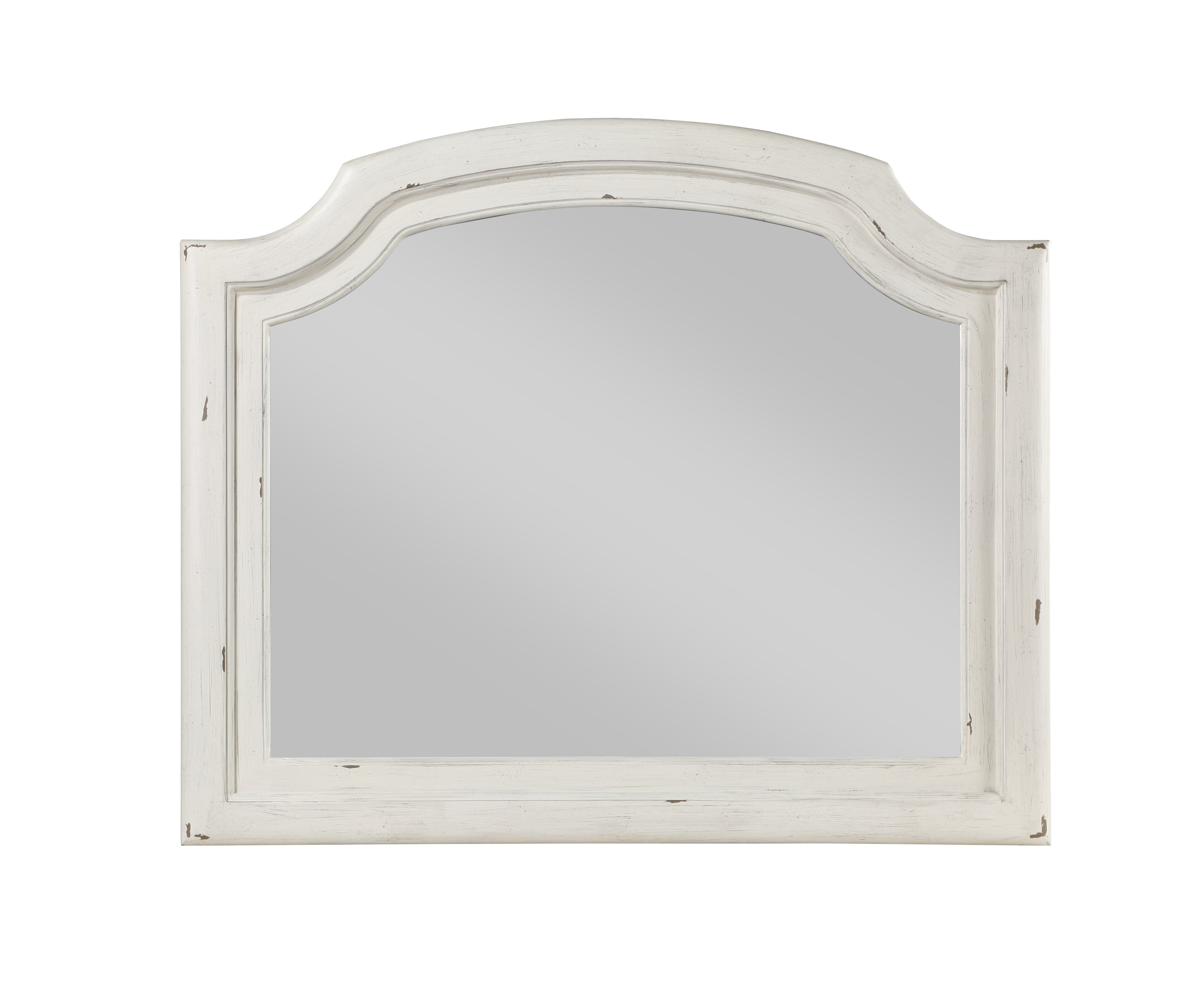 ACME Jaqueline MIRROR Antique White Finish BD01435