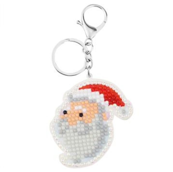 Animal diamond painting keychain