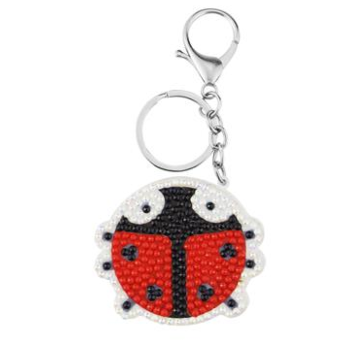 Animal diamond painting keychain