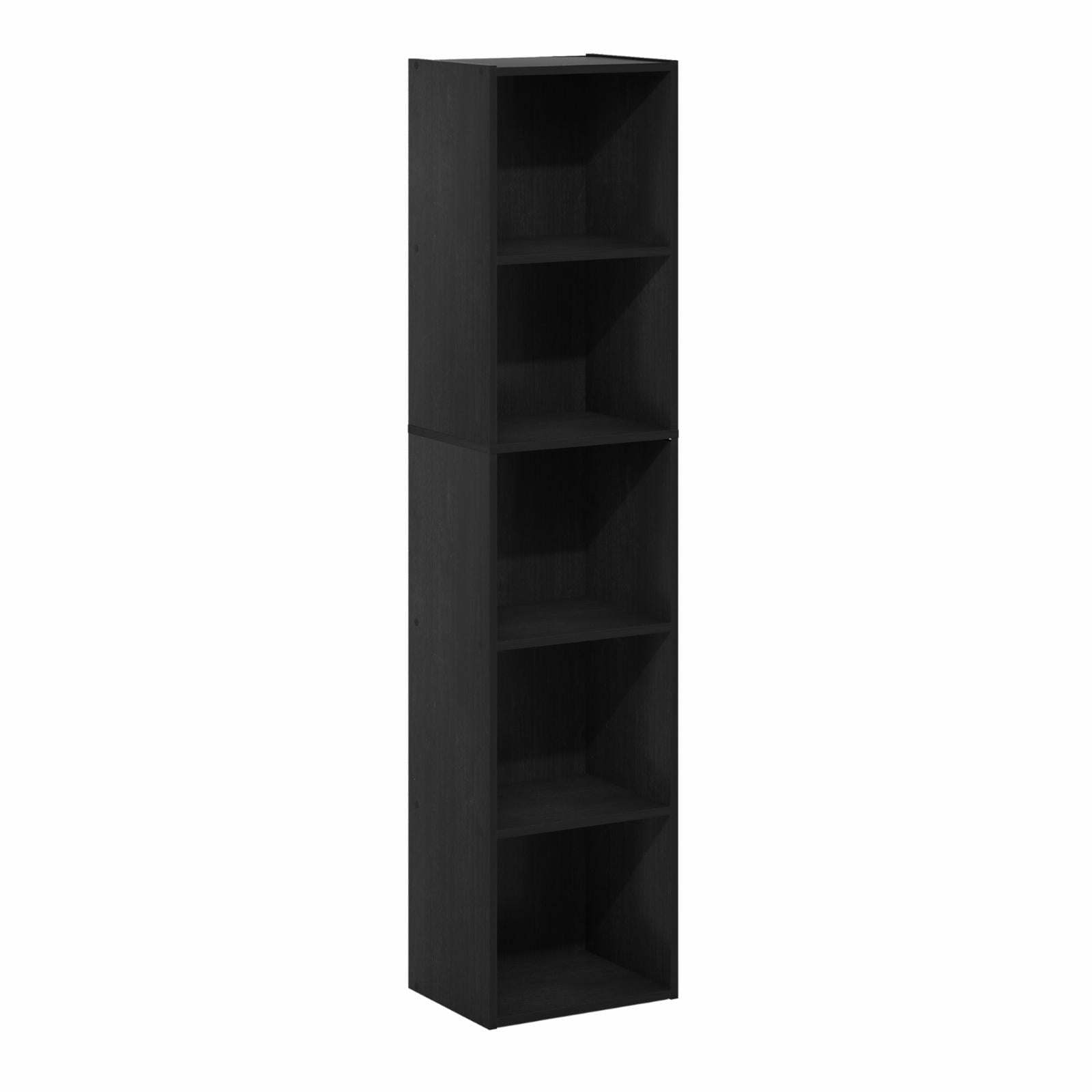 Pasir 5-Tier Open Shelf Bookcase;  White