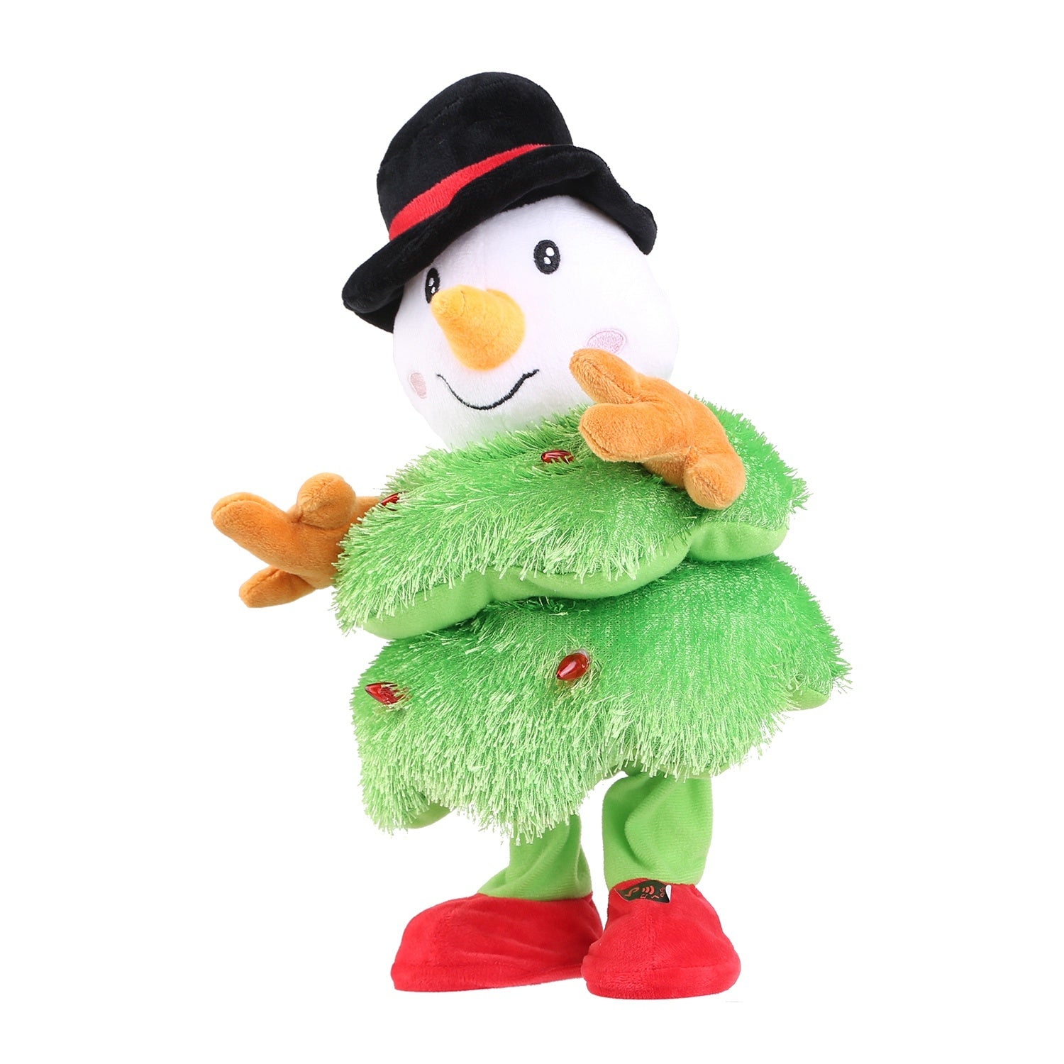 Electric Dancing Singing Plush Toy Twisting Snowman Toy Talking Interactive Mimicking Funny Songs Wiggly Dance Kid Christmas Gift