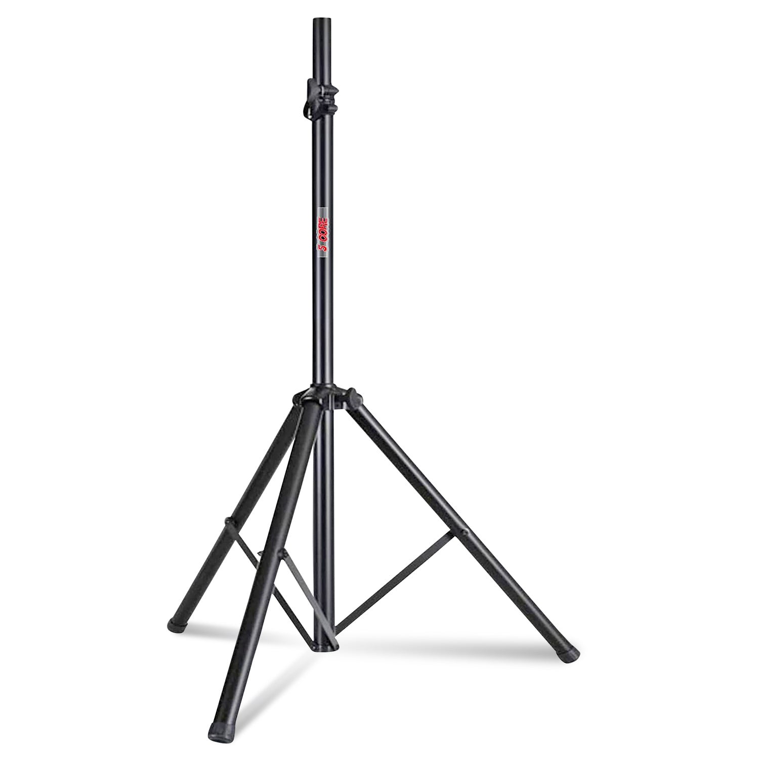 5 Core Speakers Stands Black Heavy Duty Height Adjustable 35 to 70 inches Tripod PA Monitor Holder for DJ Speaker Stand para Bocinas Supports 132 lbs - SS HD 1PK BLK WOB