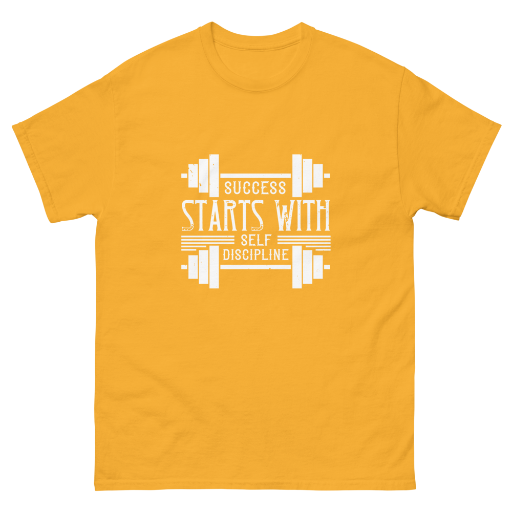 T-shirt Success Start with self discipline