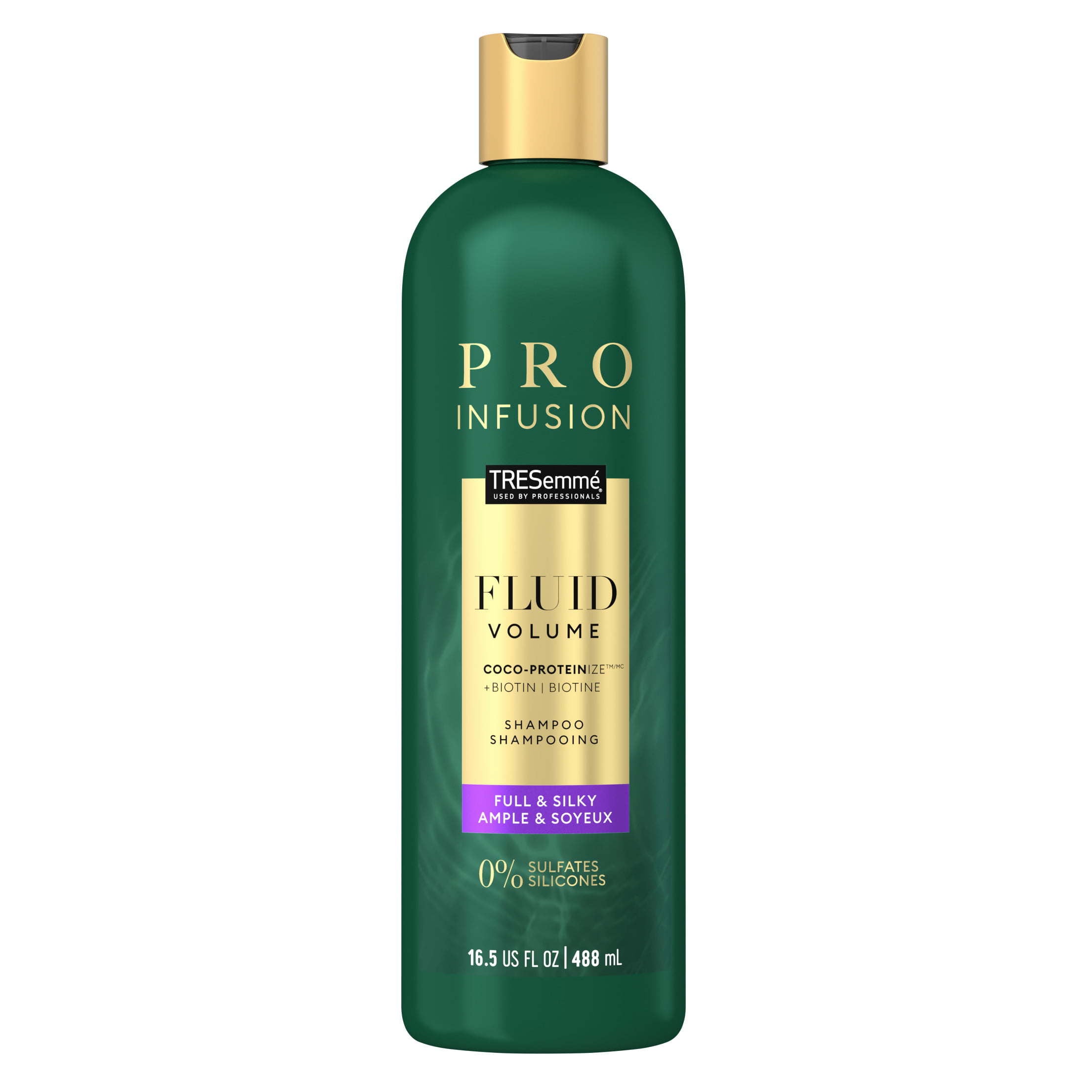 Tresemme Pro Infusion Fluid Volume Shampoo Cruelty-Free;  16.5 oz