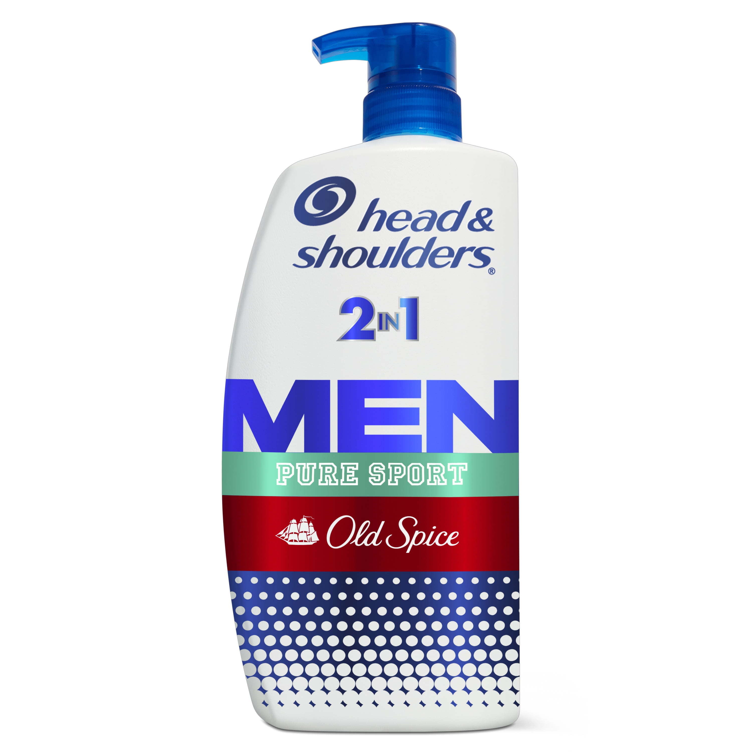 Head and Shoulders Mens 2 in 1 Dandruff Shampoo and Conditioner;  Old Spice;  28.2 oz