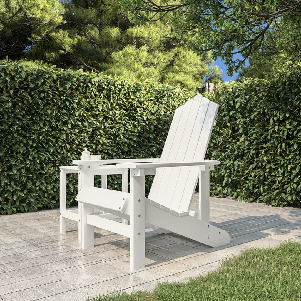 Patio Adirondack Chair HDPE White