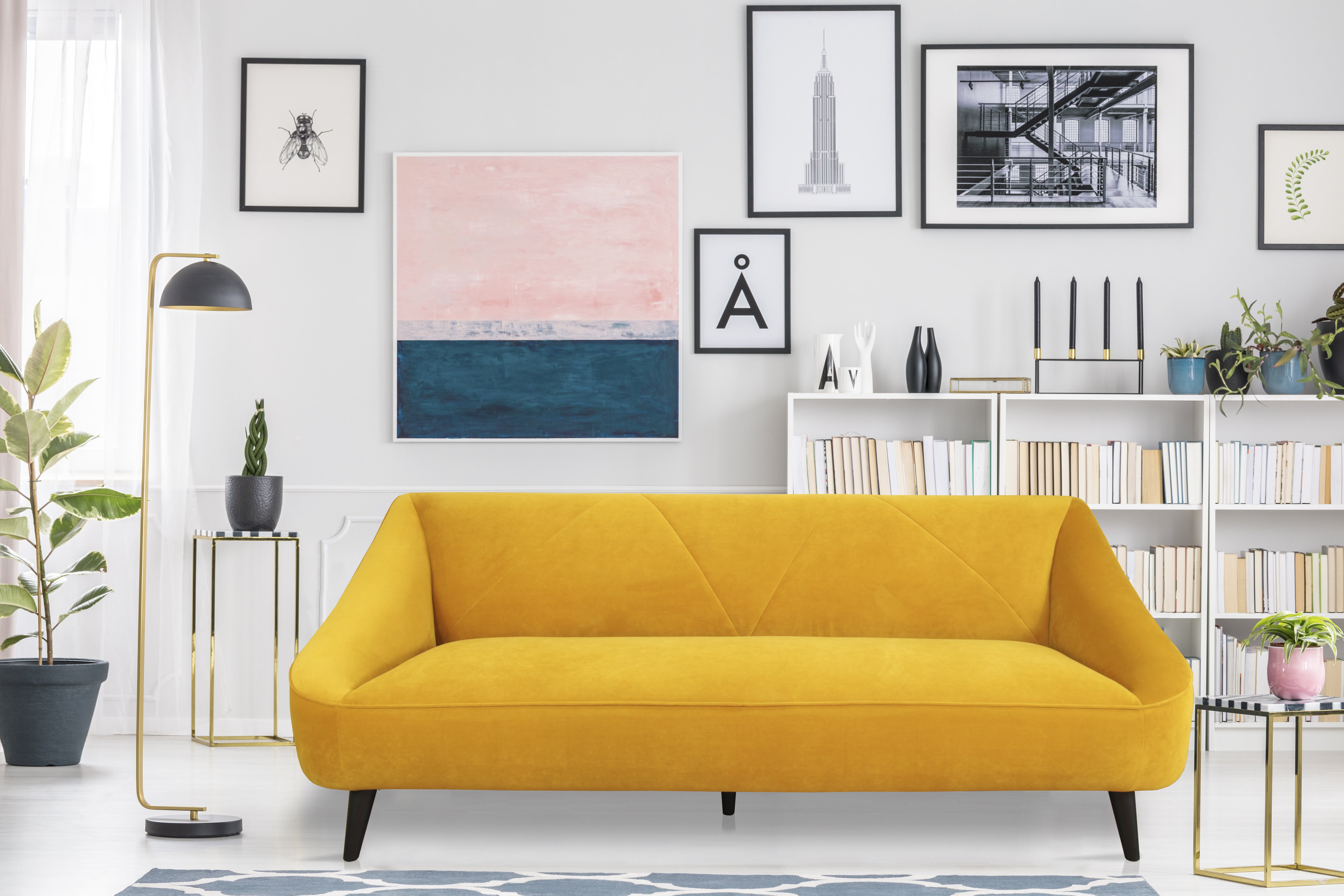 BAYLEE SOFA - MAIZE YELLOW