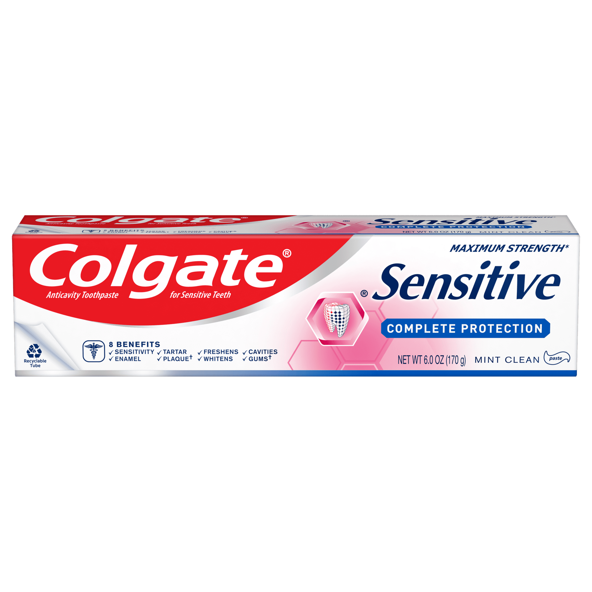 Colgate Sensitive Complete Protection Toothpaste;  Sensitive Teeth;  Mint;  6 oz