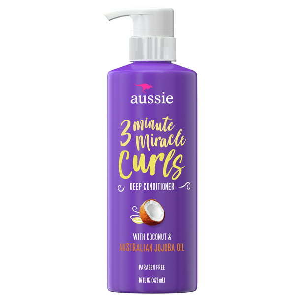 Aussie 3 Minute Miracle Curls Conditioner;  Paraben Free;  16 fl oz