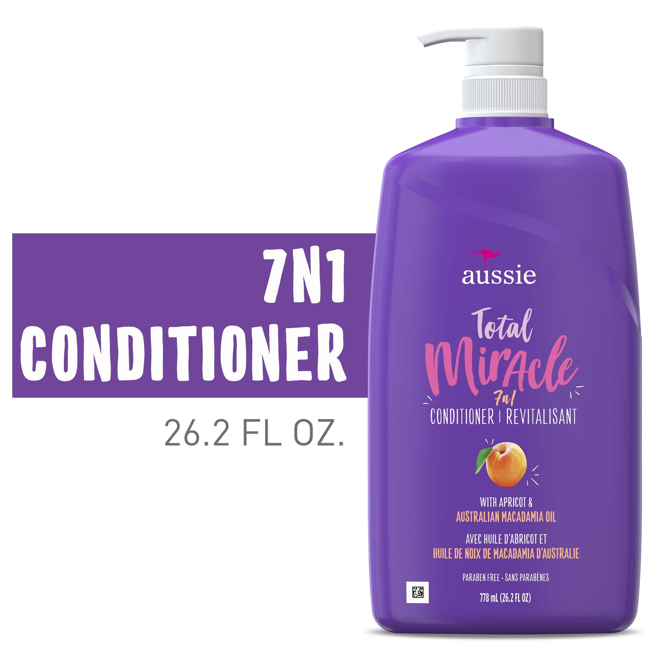 Aussie Total Miracle Conditioner;  Paraben Free;  26.2 fl oz