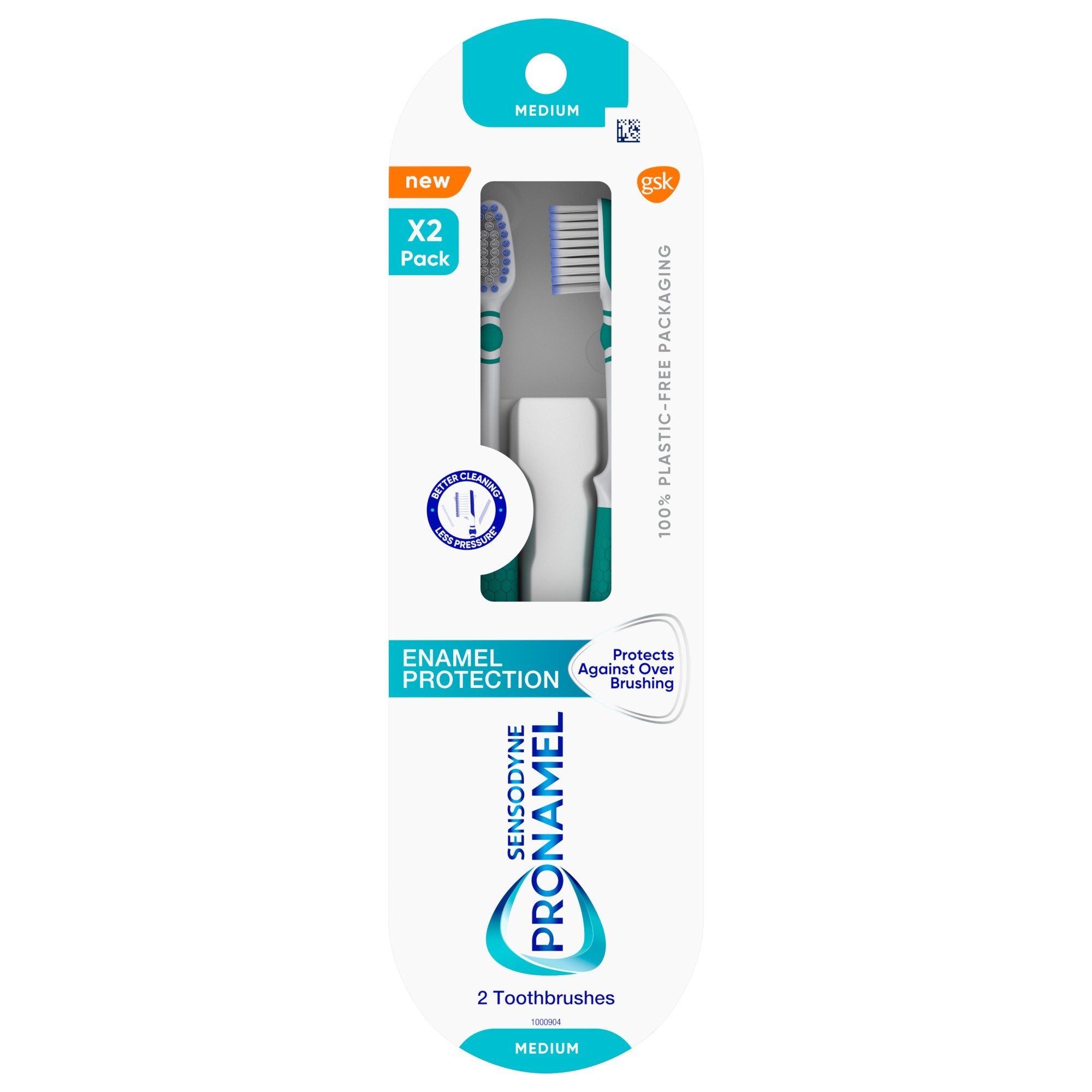 Sensodyne Pronamel Enamel Protection Toothbrush;  Medium;  2 Pack