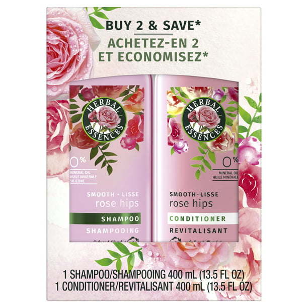 Herbal Essences Shampoo and Conditioner Set;  Rose Hips;  13.5 oz