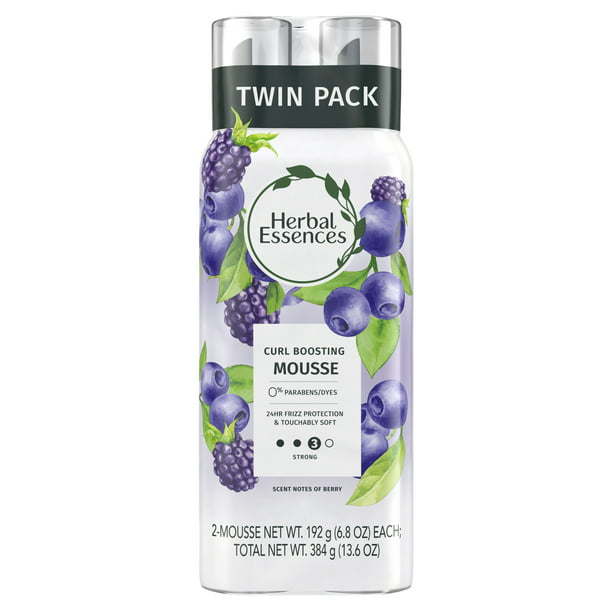 Herbal Essences Curl Boosting Mousse for Curly Hair and Wavy;  2-Pack;  6.8 fl oz