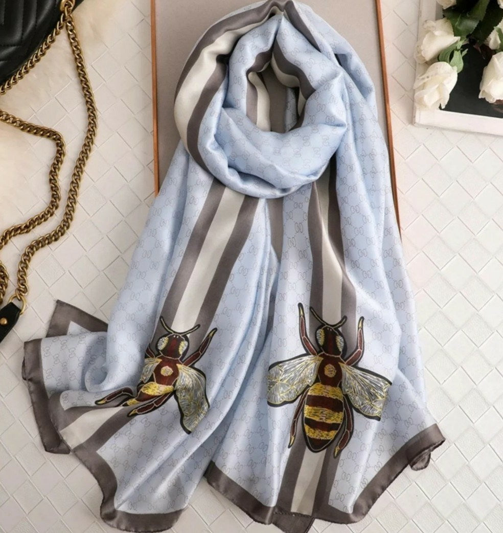 Bee Luxury Silk Scarf