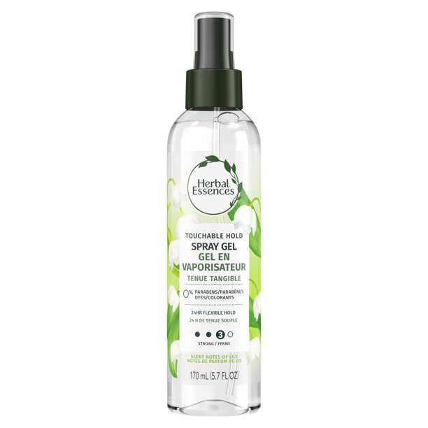 Herbal Essences Touchable Hold Hair Spray Gel for Curly Hair;  5.7 fl oz