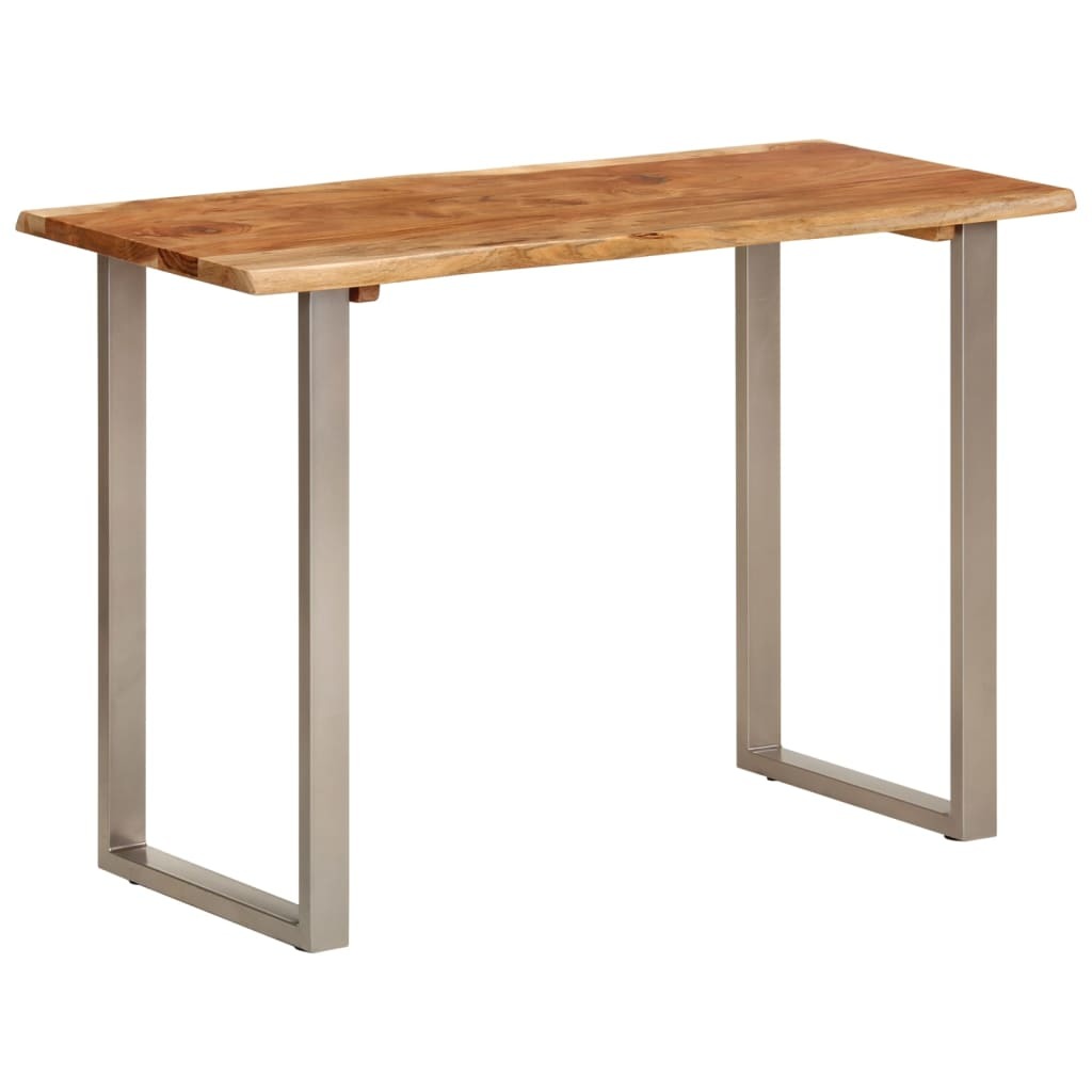 Dining Table 43.3"x19.7"x29.9" Solid Wood Acacia