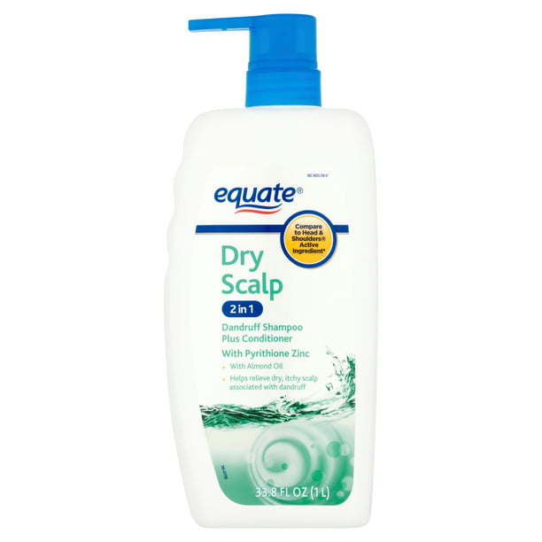 Equate Dry Scalp 2 in 1 Dandruff Relief Nourishing Shampoo Plus Conditioner;  33.8 fl oz