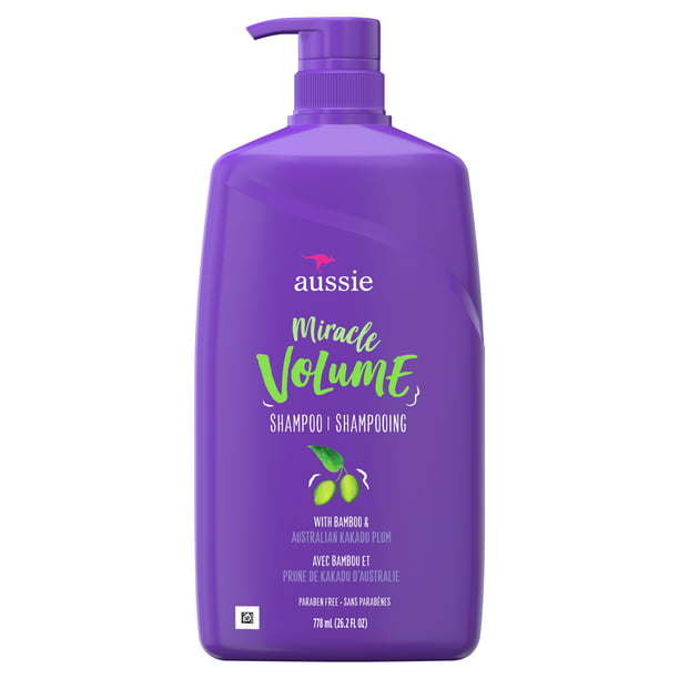 Aussie Miracle Volume Shampoo;  Paraben Free;  26.2 fl oz