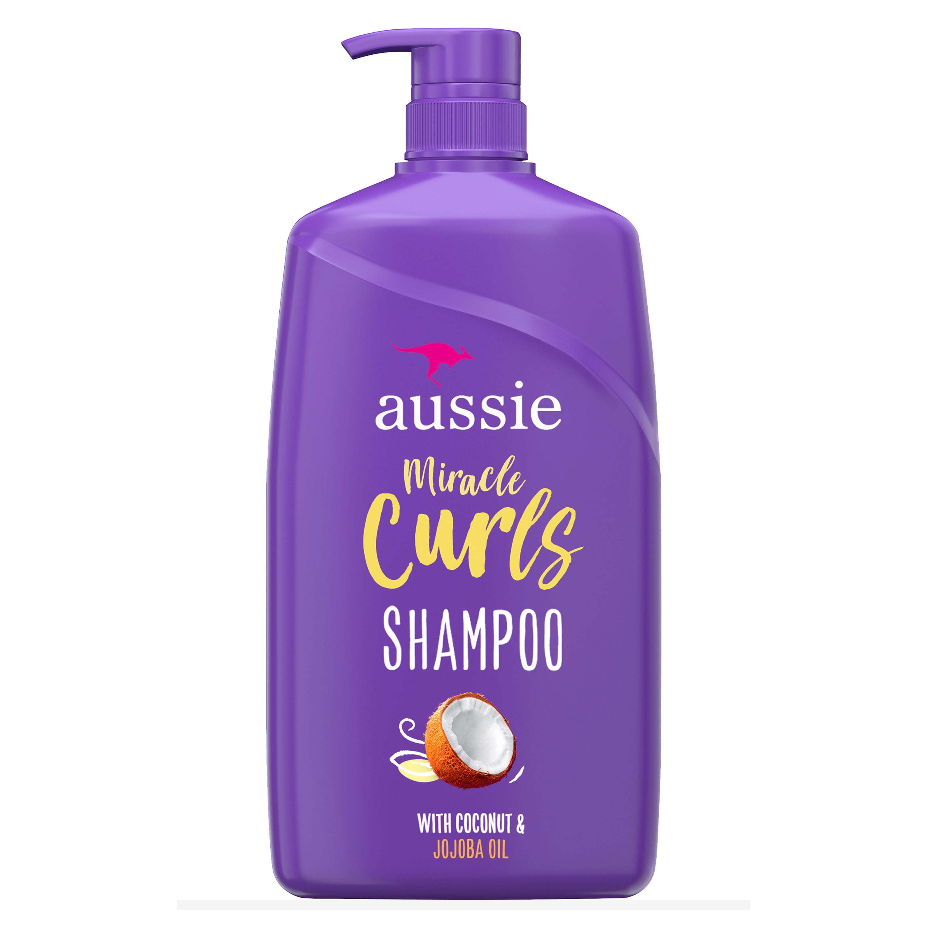 Aussie Miracle Curls Shampoo with Coconut & Jojoba Oil;  Paraben Free;  26.2 fl oz