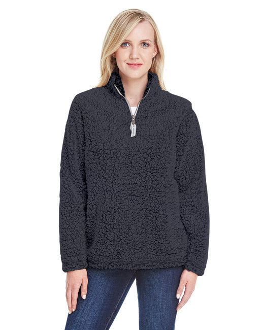 Ladies' Epic Sherpa 1/4 Zip - OATMEAL HEATHER - S