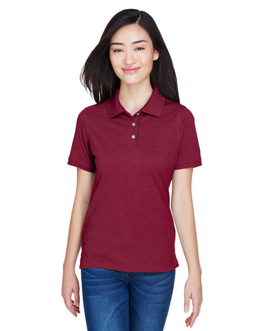 Ladies' 5.6 oz. Easy Blend™ Polo - WHITE - XS