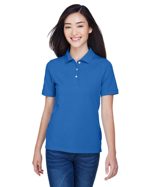 Ladies' 5.6 oz. Easy Blend™ Polo - WHITE - XS