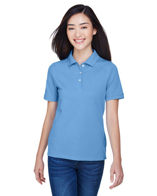 Ladies' 5.6 oz. Easy Blend™ Polo - WHITE - XS