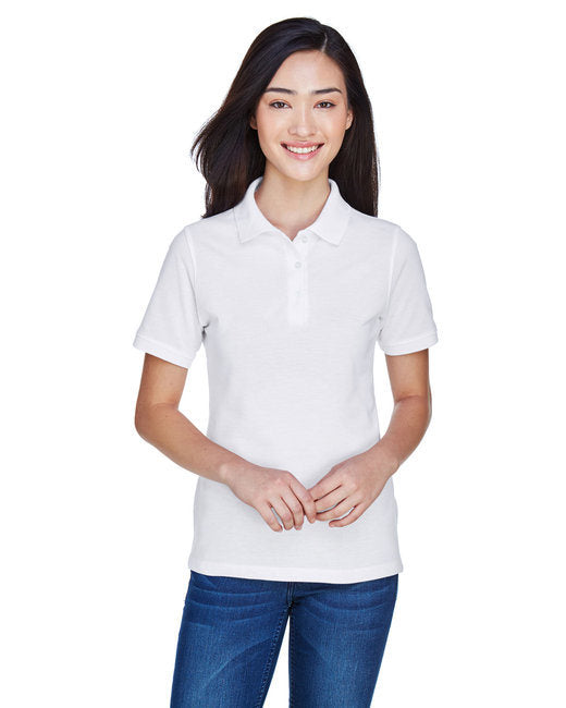 Ladies' 5.6 oz. Easy Blend™ Polo - WHITE - XS