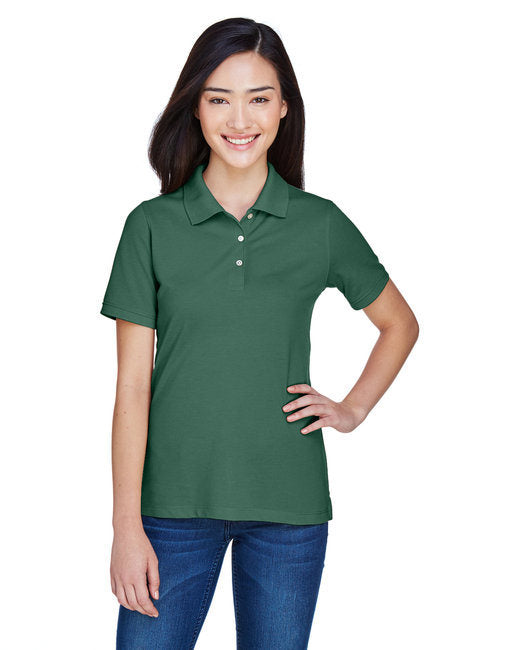 Ladies' 5.6 oz. Easy Blend™ Polo - WHITE - XS